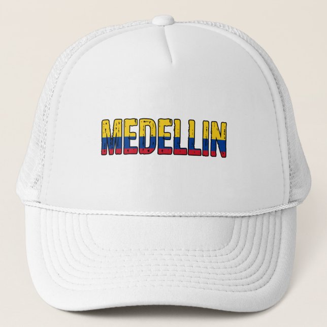 Boné Eu amo Medellin (Frente)