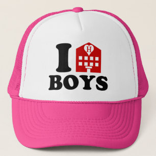 Boné Eu amo meninos do hotel
