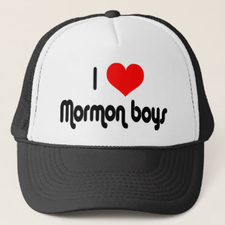 Boné Eu amo meninos do Mormon
