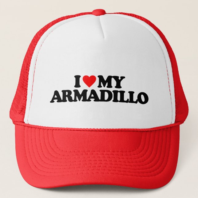 BONÉ EU AMO MEU ARMADILLO (Frente)