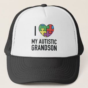 Boné Eu Amo Meu Avô Autista