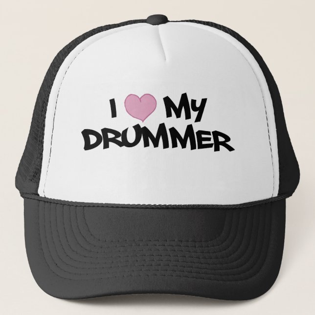 Boné Eu amo meu baterista (Frente)