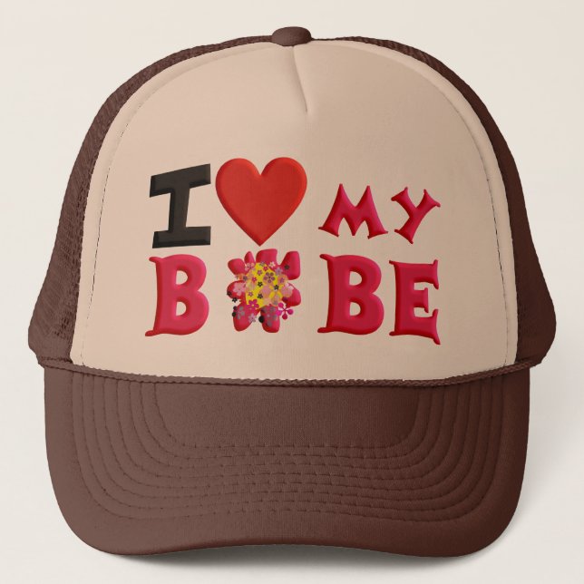 Boné Eu amo meu Bobe (Frente)