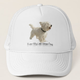 Boné Eu Amo Meu Cachorrinho Branco - Westie