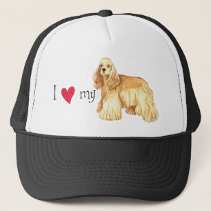 Boné Eu amo meu cocker spaniel