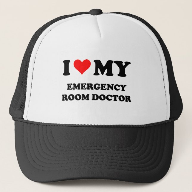 Boné Eu amo meu doutor das urgências (Frente)