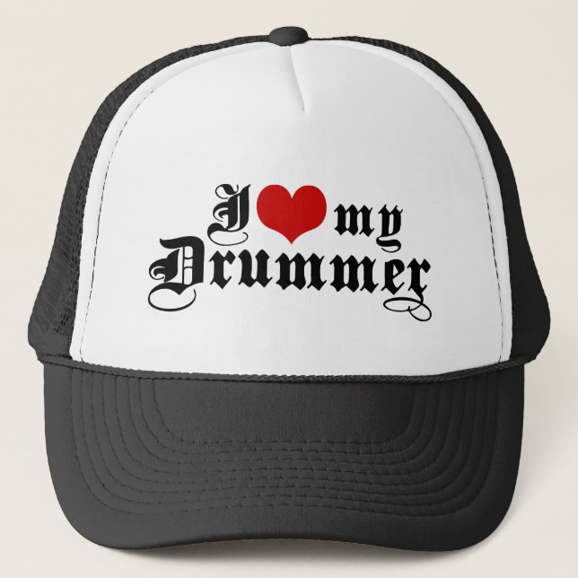 Boné Eu Amo Meu Drummer (Frente)