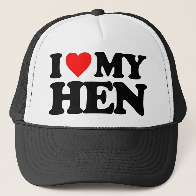 BONÉ EU AMO MEU HOEN (Frente)