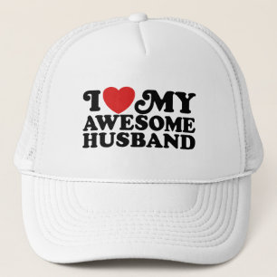 Boné Eu amo meu marido impressionante