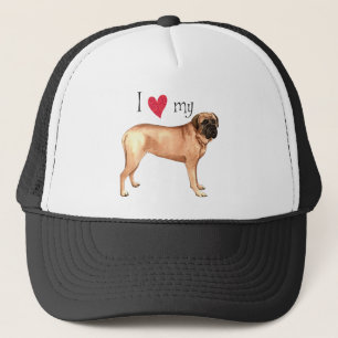 Boné Eu amo meu Mastiff