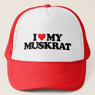 BONÉ EU AMO MEU MUSKRAT