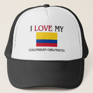 Boné Eu amo meu namorada colombiano