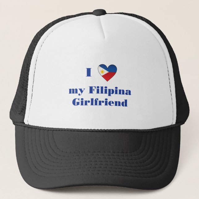 Boné Eu amo meu namorada filipino 1 (Frente)