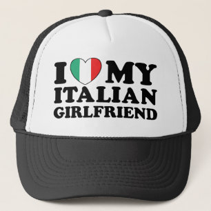 Boné Eu amo meu namorada italiano