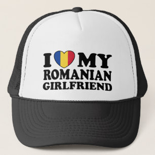 Boné Eu amo meu namorada romeno