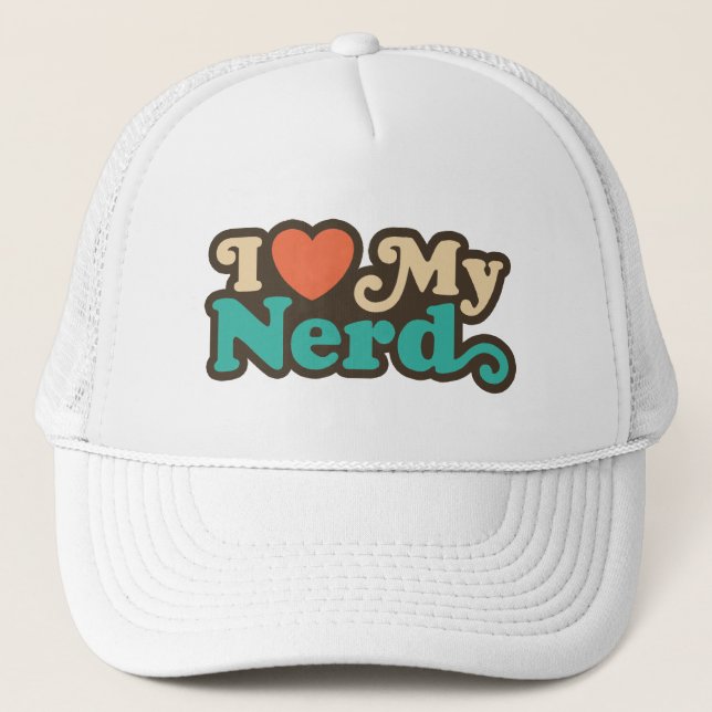 Boné Eu Amo Meu Nerd (Frente)