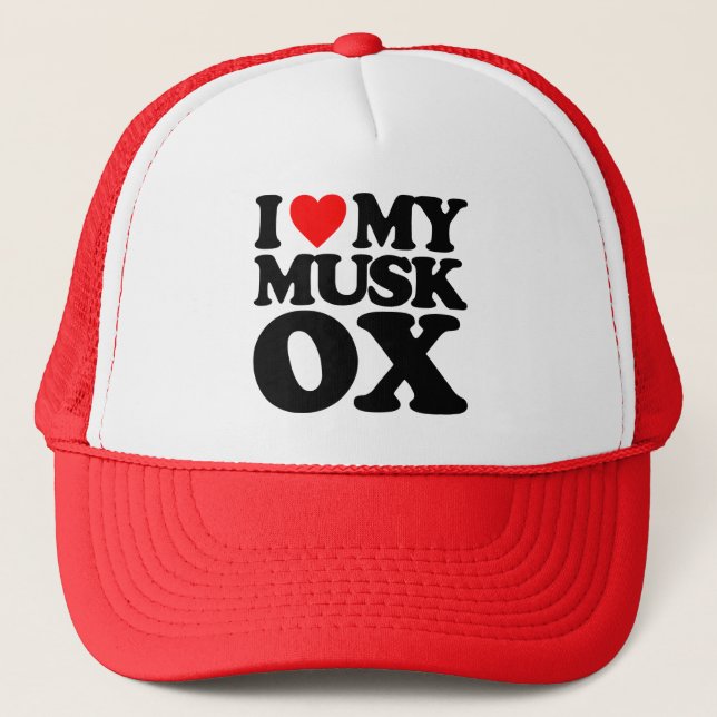 BONÉ EU AMO MEU OX DE MUSCO (Frente)