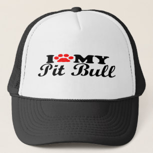 Boné Eu amo meu pitbull