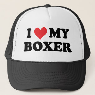 Boné Eu amo meu pugilista