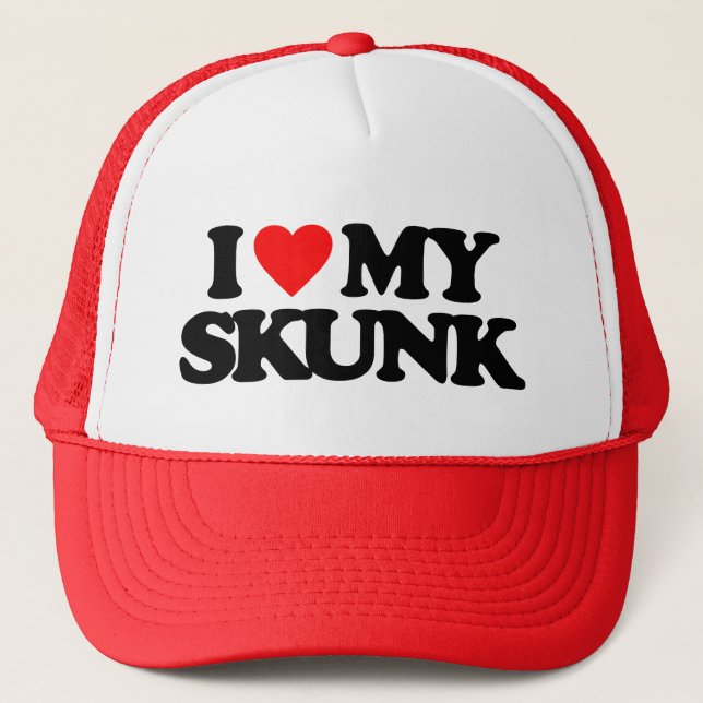 BONÉ EU AMO MEU SKUNK (Frente)