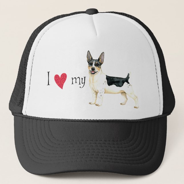 Boné Eu amo meu Ursinho Roosevelt Terrier (Frente)