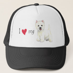 Boné Eu amo meu Westie
