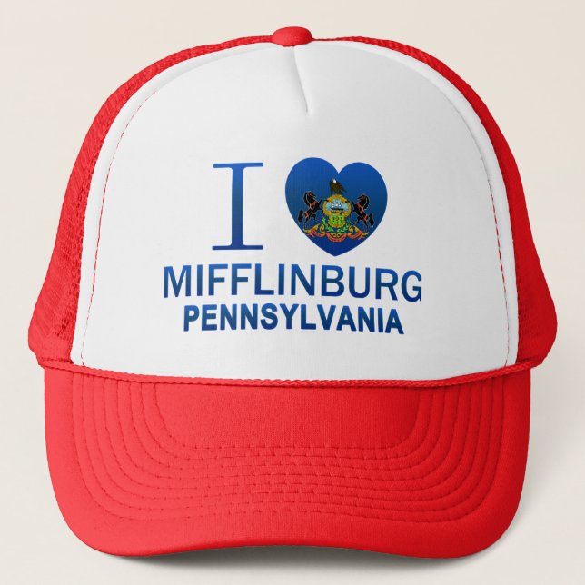 Boné Eu amo Mifflinburg, PA (Frente)