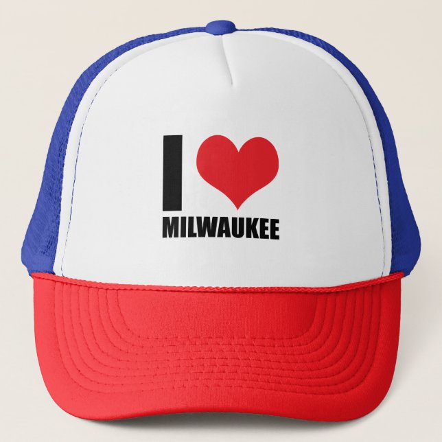Boné Eu amo Milwaukee (Frente)