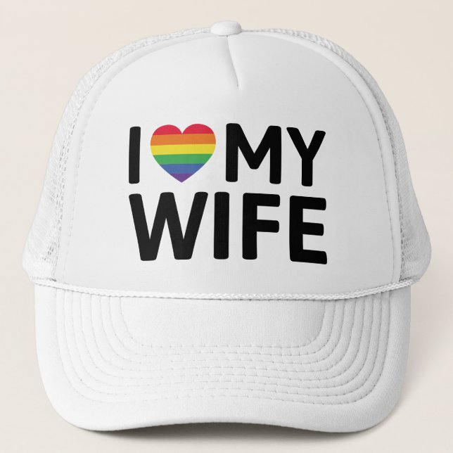 Boné Eu Amo Minha Esposa (Frente)