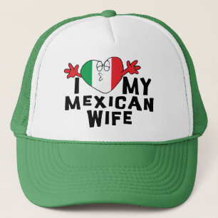 Boné Eu amo minha esposa mexicana