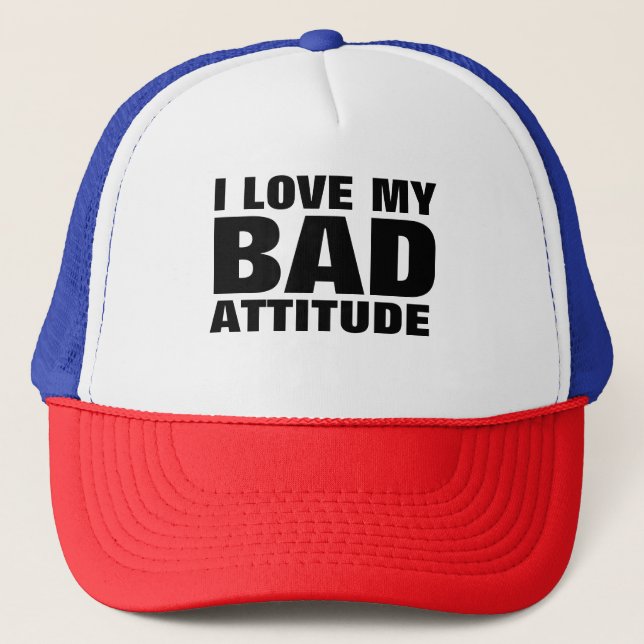 BONÉ EU AMO MINHA MALA ATITUDE  (Frente)