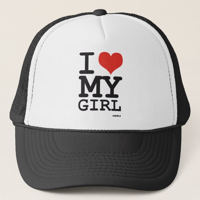Boné eu amo minha menina (Frente)