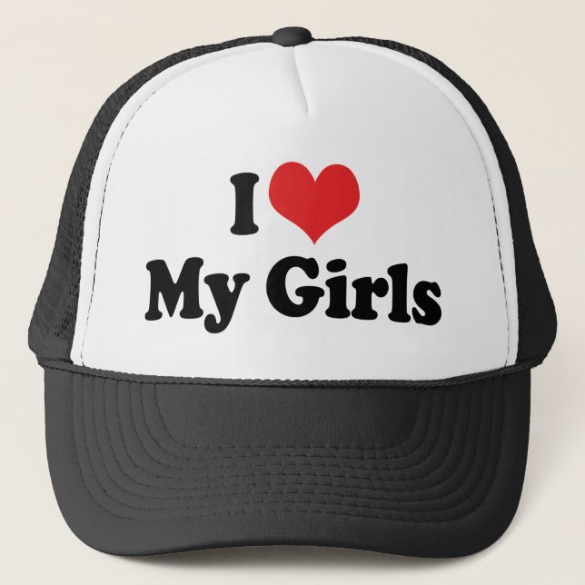 Boné Eu Amo Minhas Meninas (Frente)