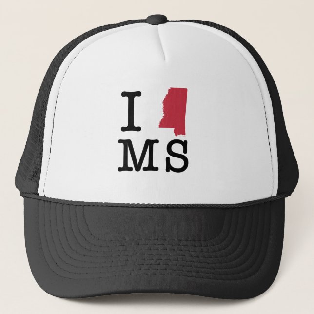 Boné Eu amo Mississippi (Frente)