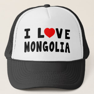 Boné Eu amo Mongolia