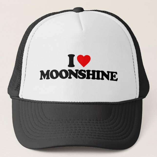 BONÉ EU AMO MOONSHINE (Frente)
