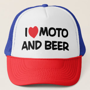 Boné eu AMO MOTO E CERVEJA