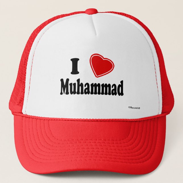 Boné Eu amo Muhammad (Frente)