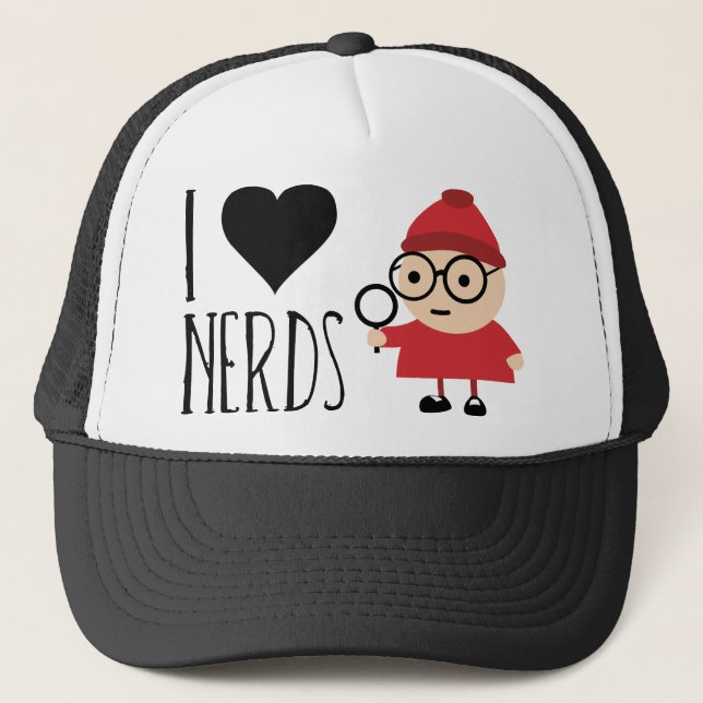 Boné Eu amo nerd (Frente)