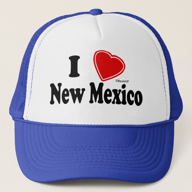 Boné Eu amo New mexico (Frente)