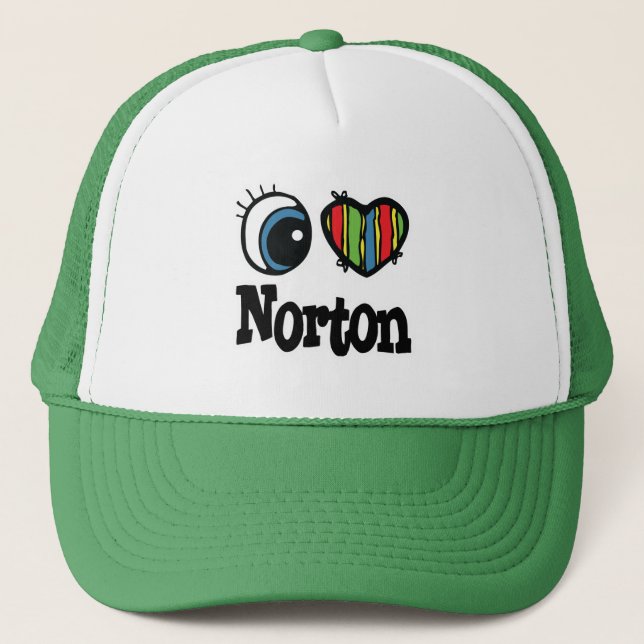Boné Eu amo Norton (Frente)