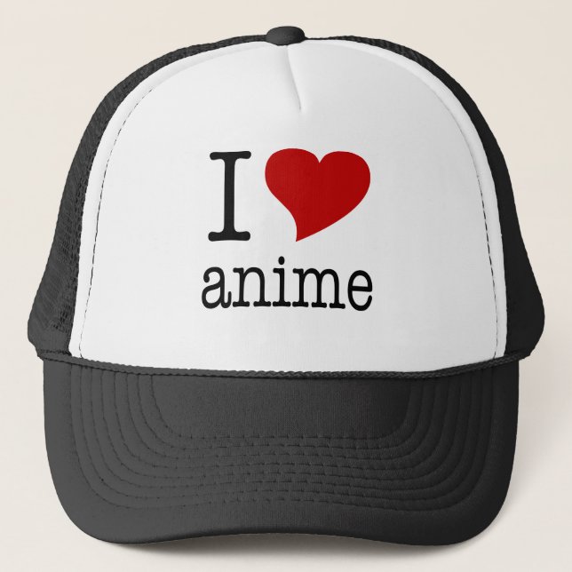 Boné Eu amo o Anime (Frente)