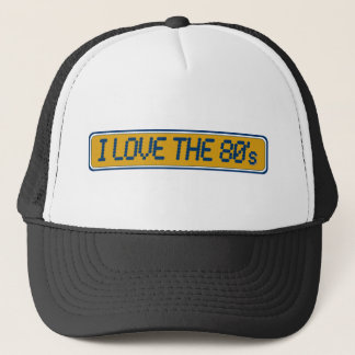 Boné Eu amo o anos 80