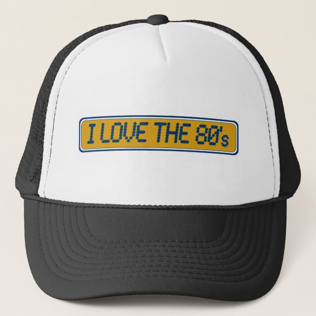 Boné Eu amo o anos 80 (Frente)