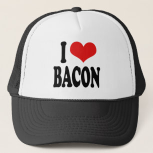 Boné Eu amo o bacon