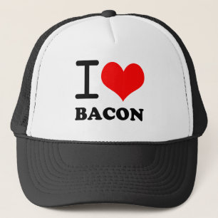 Boné Eu amo o bacon