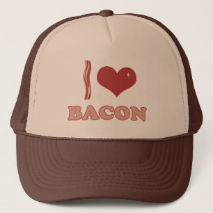 Boné Eu amo o bacon
