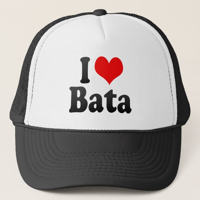 Boné Eu amo o Bata, Guiné Equatorial (Frente)