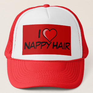 Boné EU AMO o cabelo da fralda