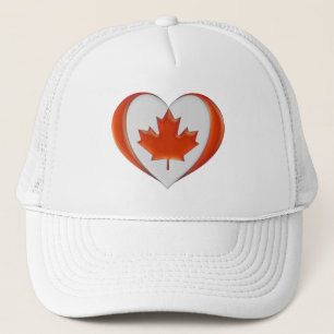 Boné Eu amo o canadense Heart Flag Leaf not for Sales